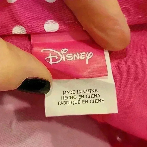 Disney Minnie Mouse Pink Youth Baseball Hat - Picture 3 of 6